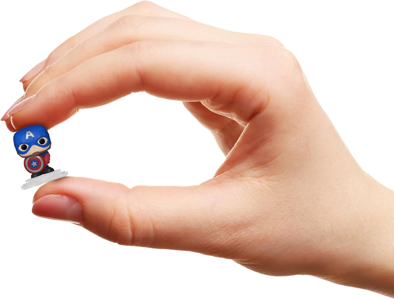 Funko Bitty Pop! Marvel - Captain America 4PK - Captain America (Holding Shield), Nick Fury, Thor und eine Überraschungs-Mini-Figur - 0.9 Inch (2.2 cm) - Marvel Comics Sammlerstück Fans
